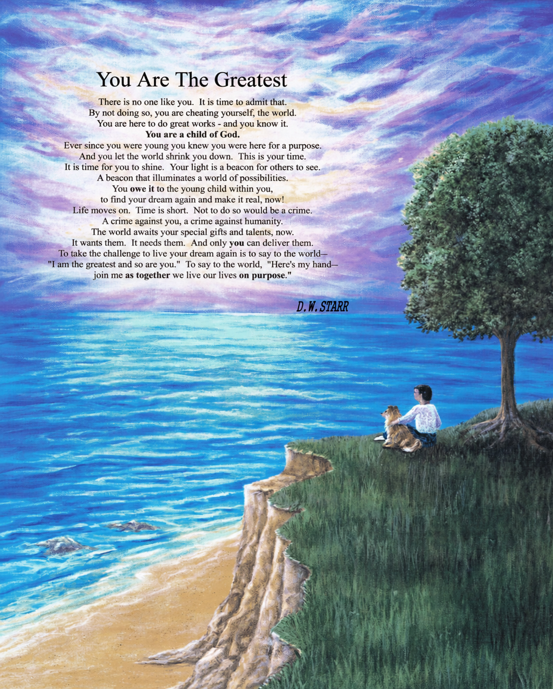 You Are The Greatest — Hand-Signed Poster
